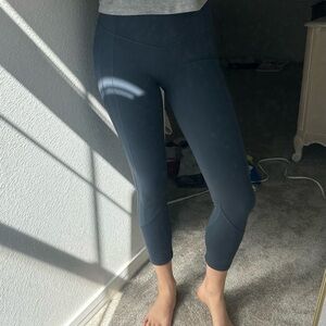 Lululemon Navy Blue High-Waisted Leggings